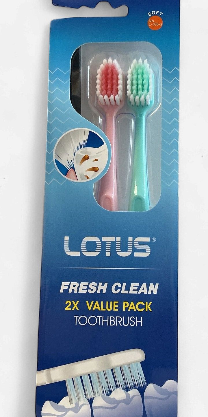 Lotus 2pck Toothbrush
