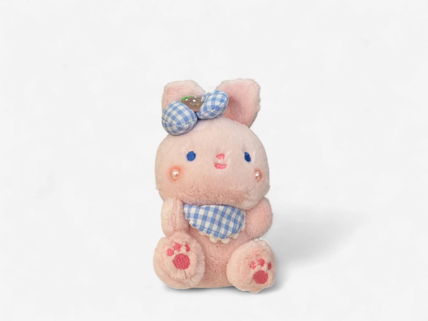 Cute Bunny Plushie Keychain
