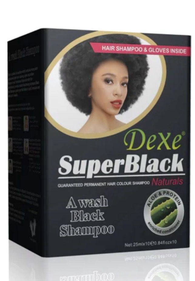 Dexe Super Black Color Shampoo