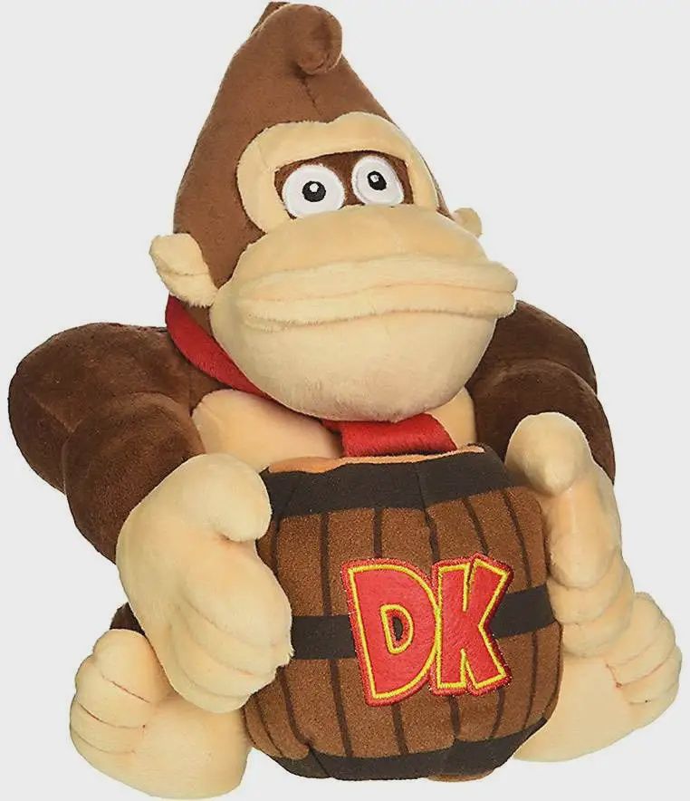 Super Mario Donkey Kong &amp; Barrel Plush