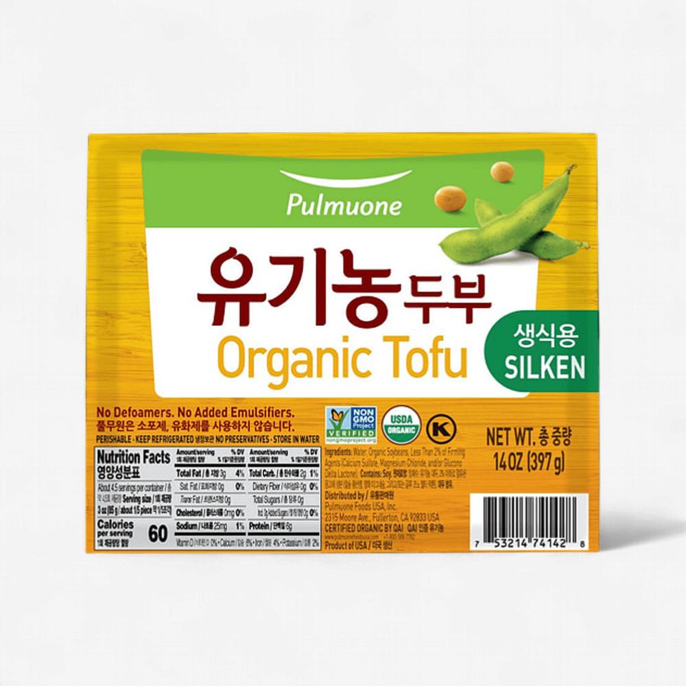 Organic Tofu (Silken) - 有机嫩豆腐