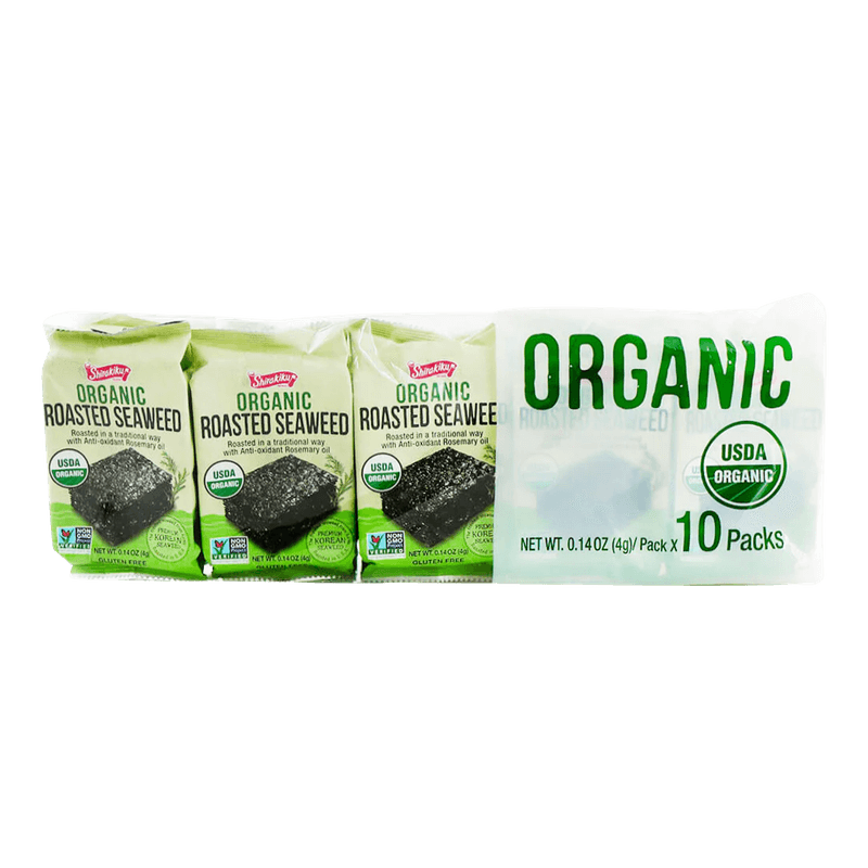 Organic Korean Seasoned Seaweed 10 Pack