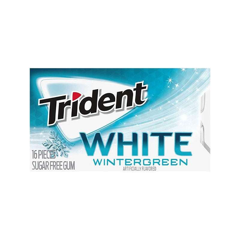 Trident White gum, Flavor: Wintergreen