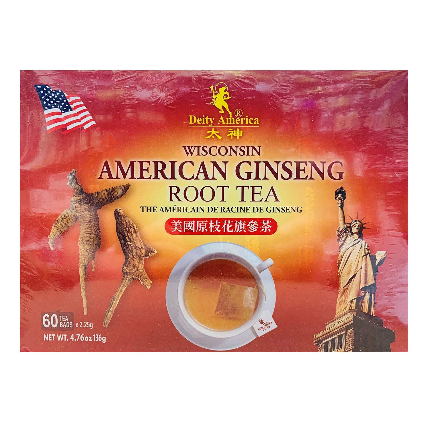 Wisconsin American Ginseng Root Tea - 参根茶
