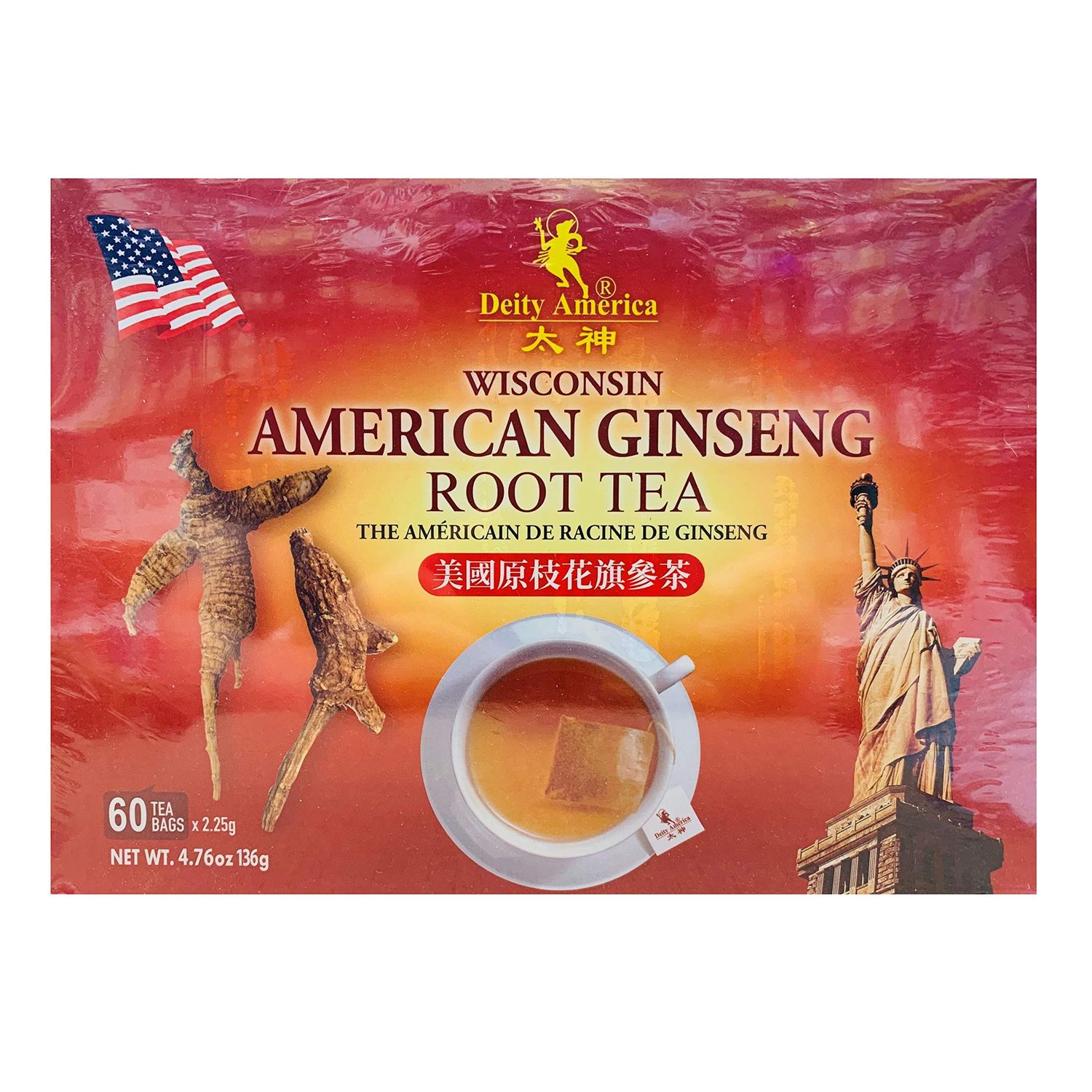 Wisconsin American Ginseng Root Tea - 参根茶
