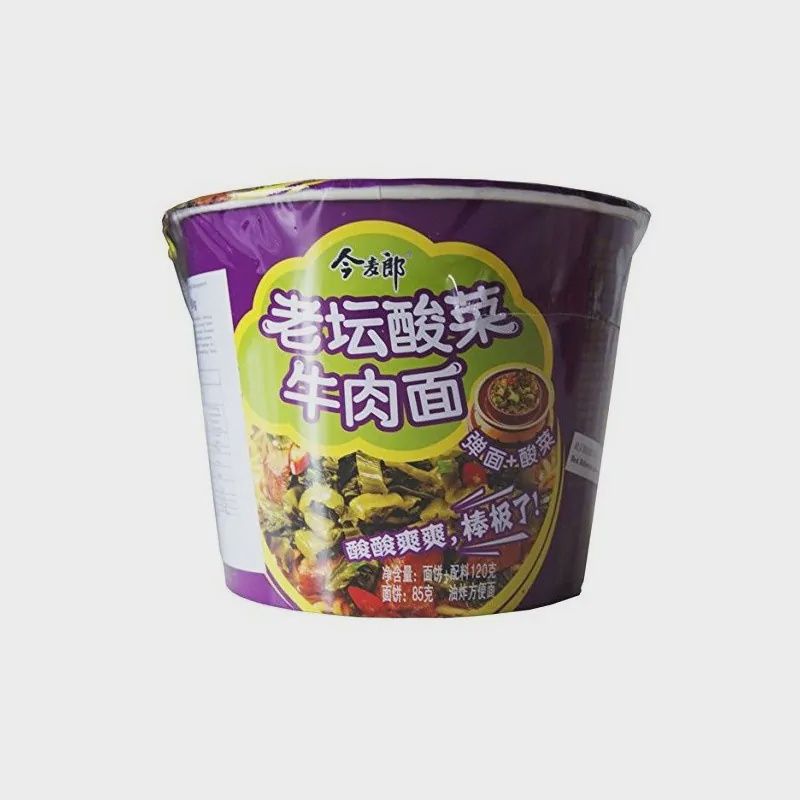 BEEF W/ SOUR CABBAGE NOODLES - 老壇酸菜牛肉桶麵