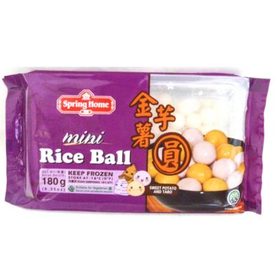 MINI RICE BALL S.POTATO &amp; TARO - 金薯竽圓