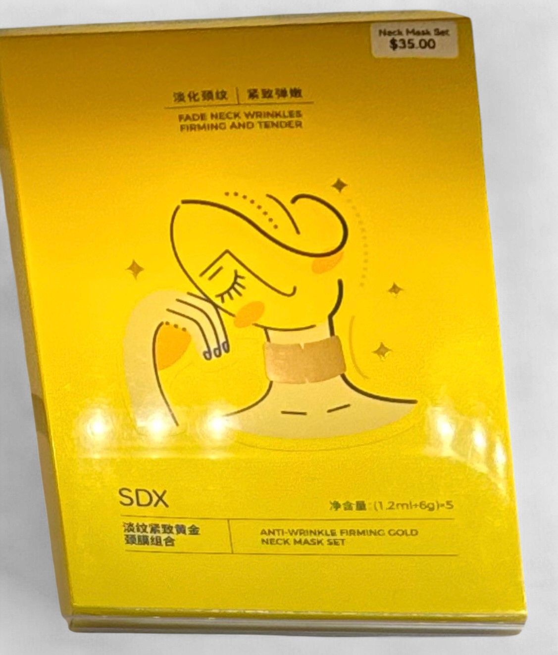 Anti Wrinkle Firming Gold Neck Mask