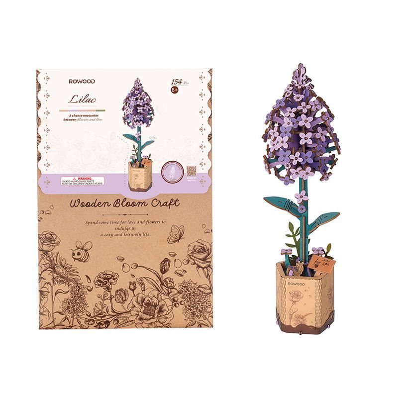 Wooden Bloom Craft, Style: Lilac