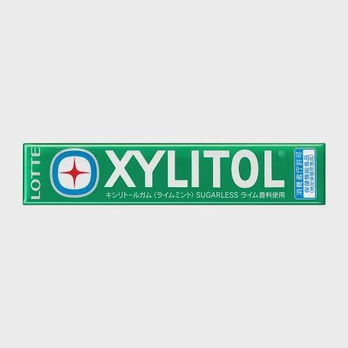 LOTTE XYLITOL GUM LIME MINT 21g