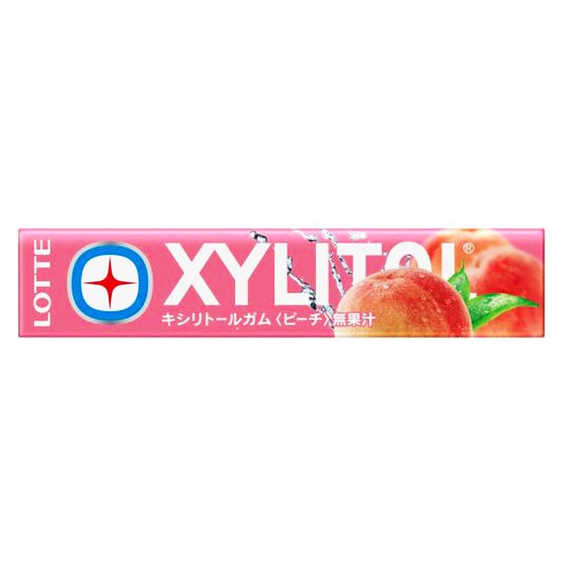 LOTTE XYLITOL GUM PEACH 21g