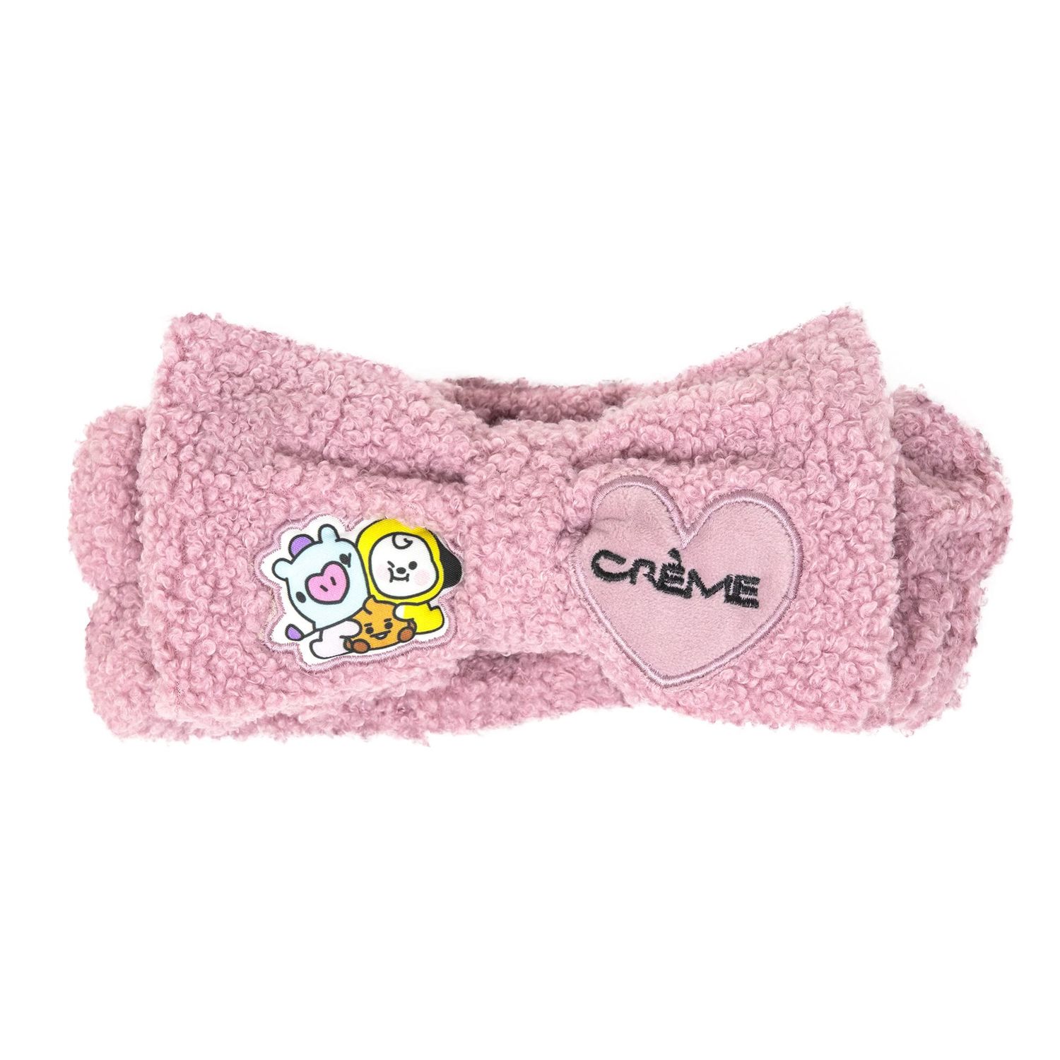 Plush Spa Teddy Headyband, Color: Lavender Fluff