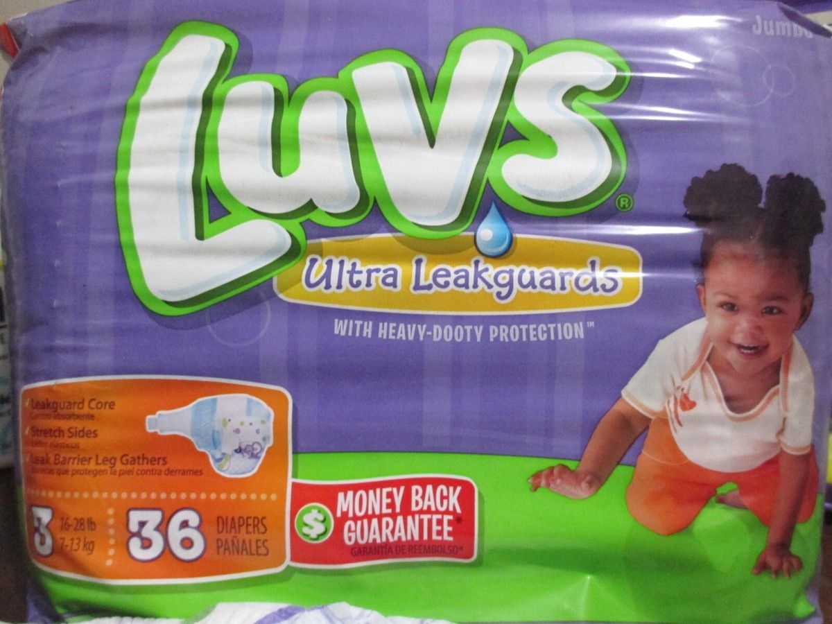 Luvs Ultra Leakguards Size 3 - 超强防漏纸尿裤