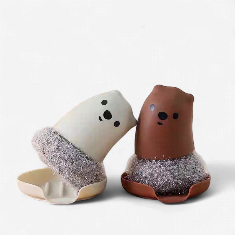 Bear Cleaning Scrub Block - 小熊刷洗块