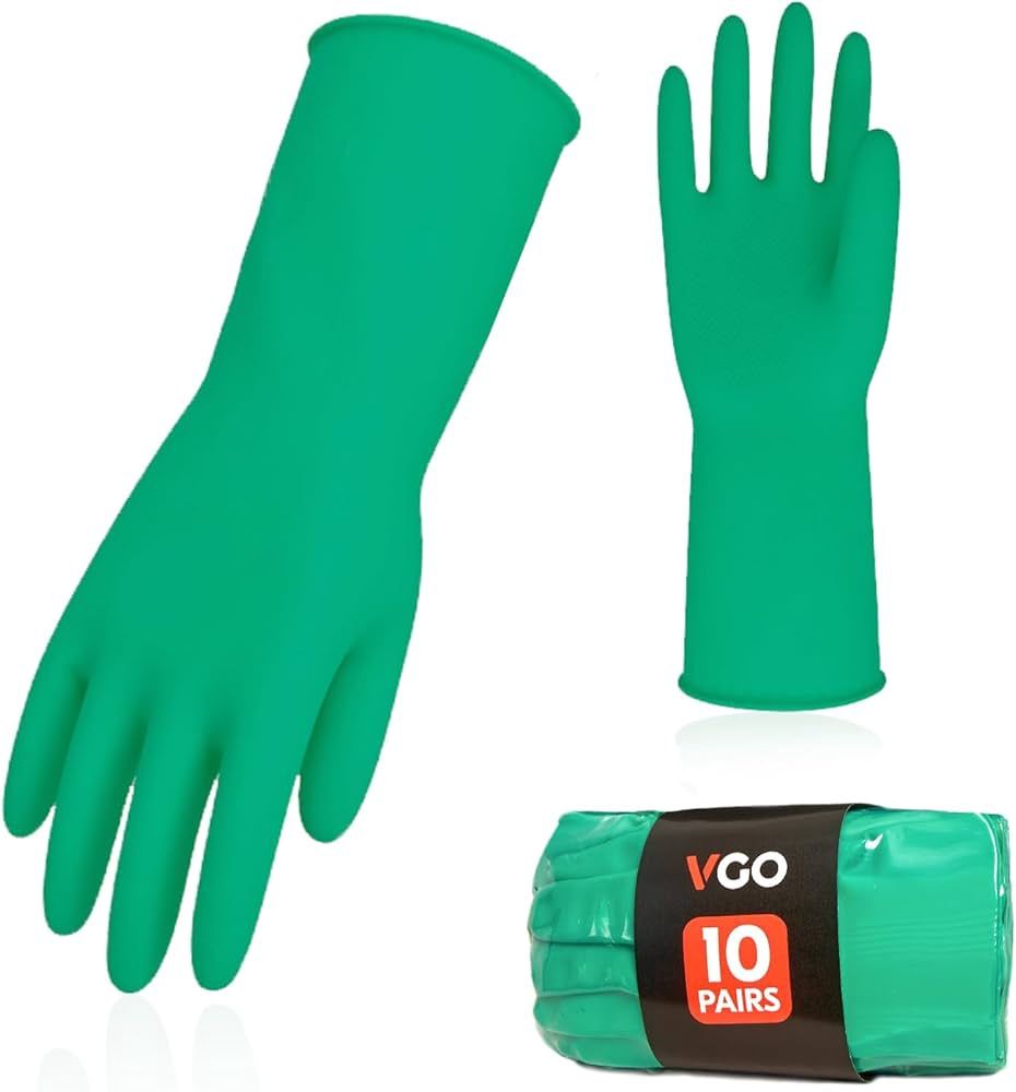 Household Gloves 10 Pairs - 家务手套10双