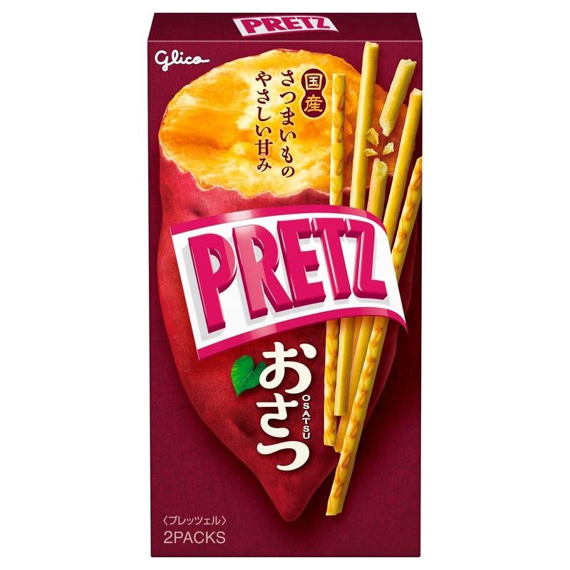 Glico PRETZ Snack Sweet Potato - 百力滋红薯味饼干条