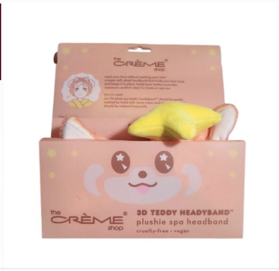 Teddy Plushie Spa Headband - Red Panda