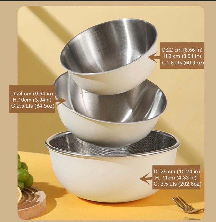 Metal Bowl - 不锈钢金属盆