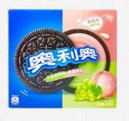 OREO SANDWICH BISCUIT GRAPE AND PEACH FLAVOR - 奥利奥夹心饼干水晶葡萄味+水蜜桃味