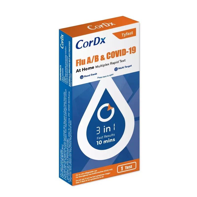 CorDX Flu A/B &amp; Covid 19 Rapid Test