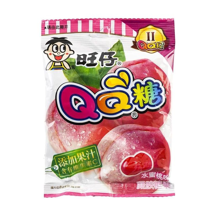 QQ Gummies - QQ糖, Flavor: Peach - 蜜桃