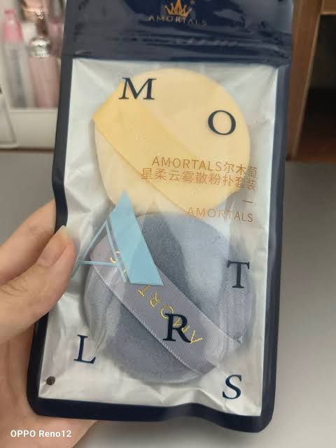 星柔云雾散粉扑套装