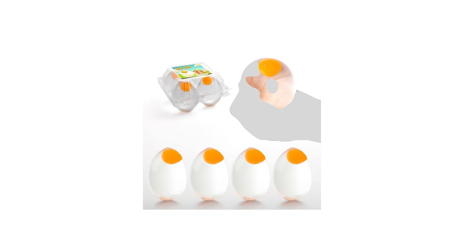 Molten Yolk Egg Squishy - 流心蛋捏捏乐