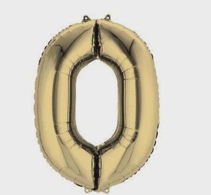 Foil Balloon 34“ Jumbo Number, Style: 0