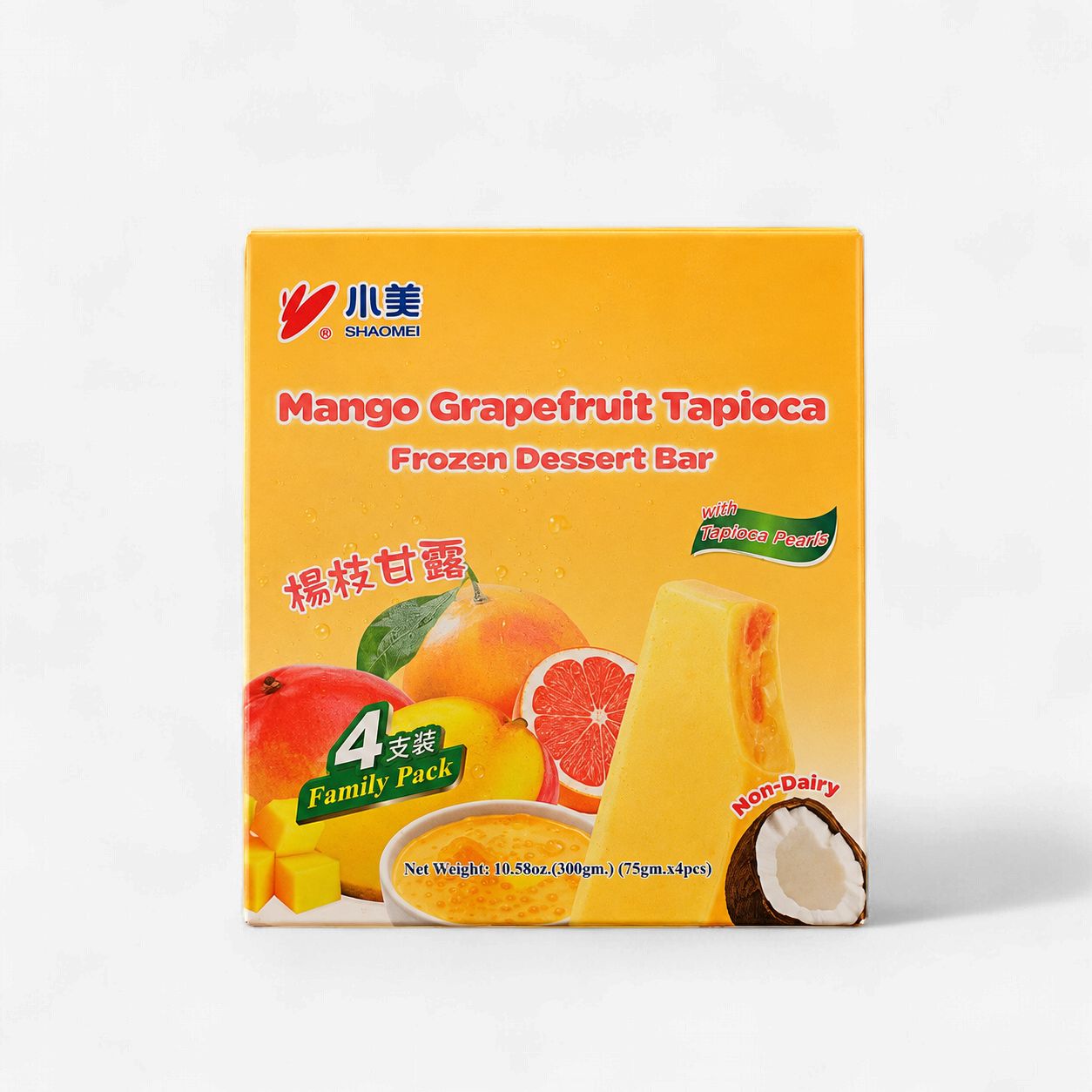 Mango Pomelo Sago Ice Cream - 杨枝甘露雪糕