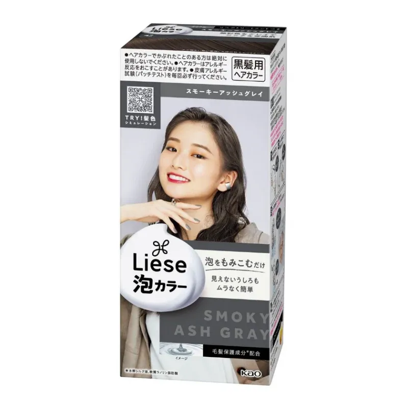Liese Creamy Bubble Hair Color, Color: #Smoky Ash Gray