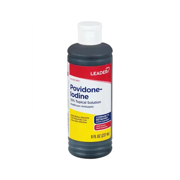 LEADER POVIDONE-IODINE 10% TOPICAL SOLUTION