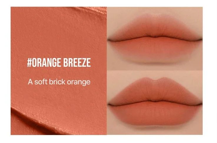 Soft Matte Lipstick Clear Layer, Color: Orange Breeze