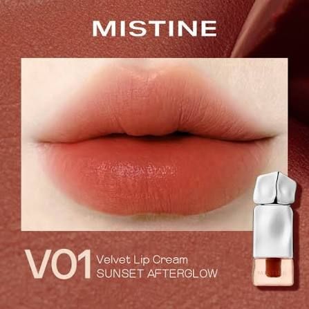 Mistine Lip Cream, Color: #V01 - Sunset Afterglow