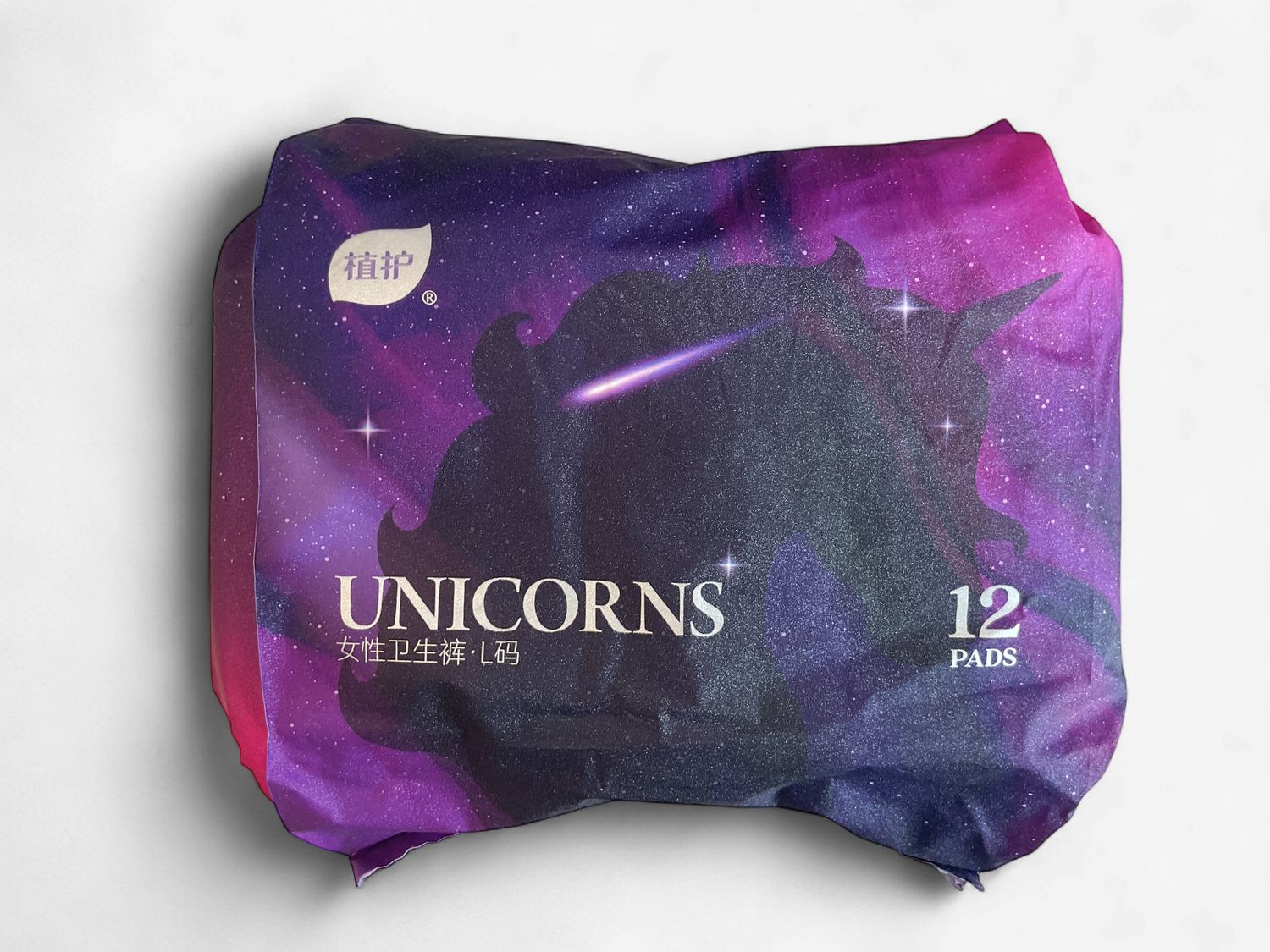 Women's Sanitary Panties, Character: 12ct Size L