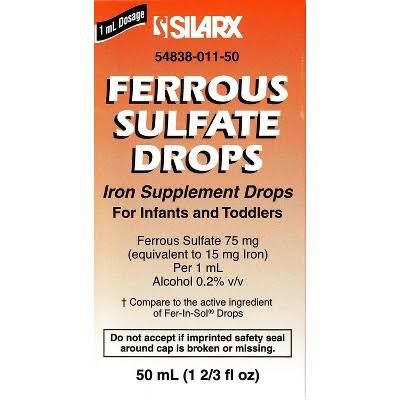 FERROUS SULFATE DROPS