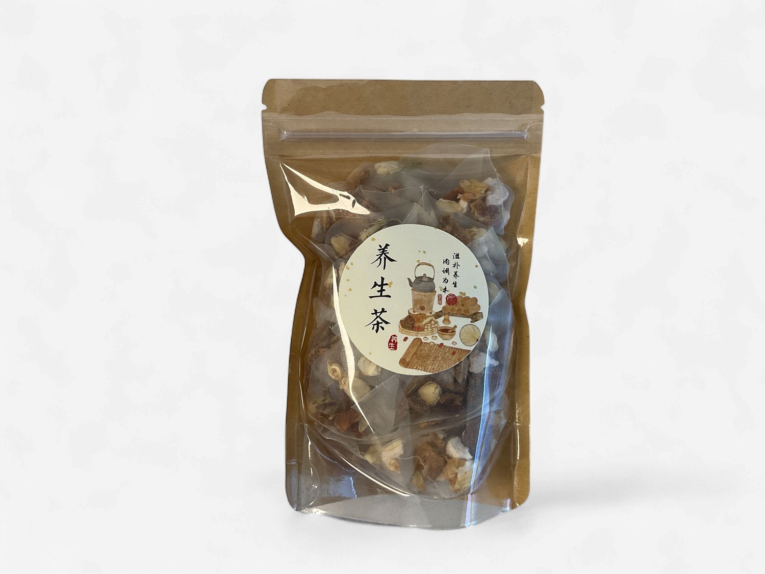Tangerine Peel, Poria &amp; Jasmine Tea - 陈皮茯苓茉莉茶