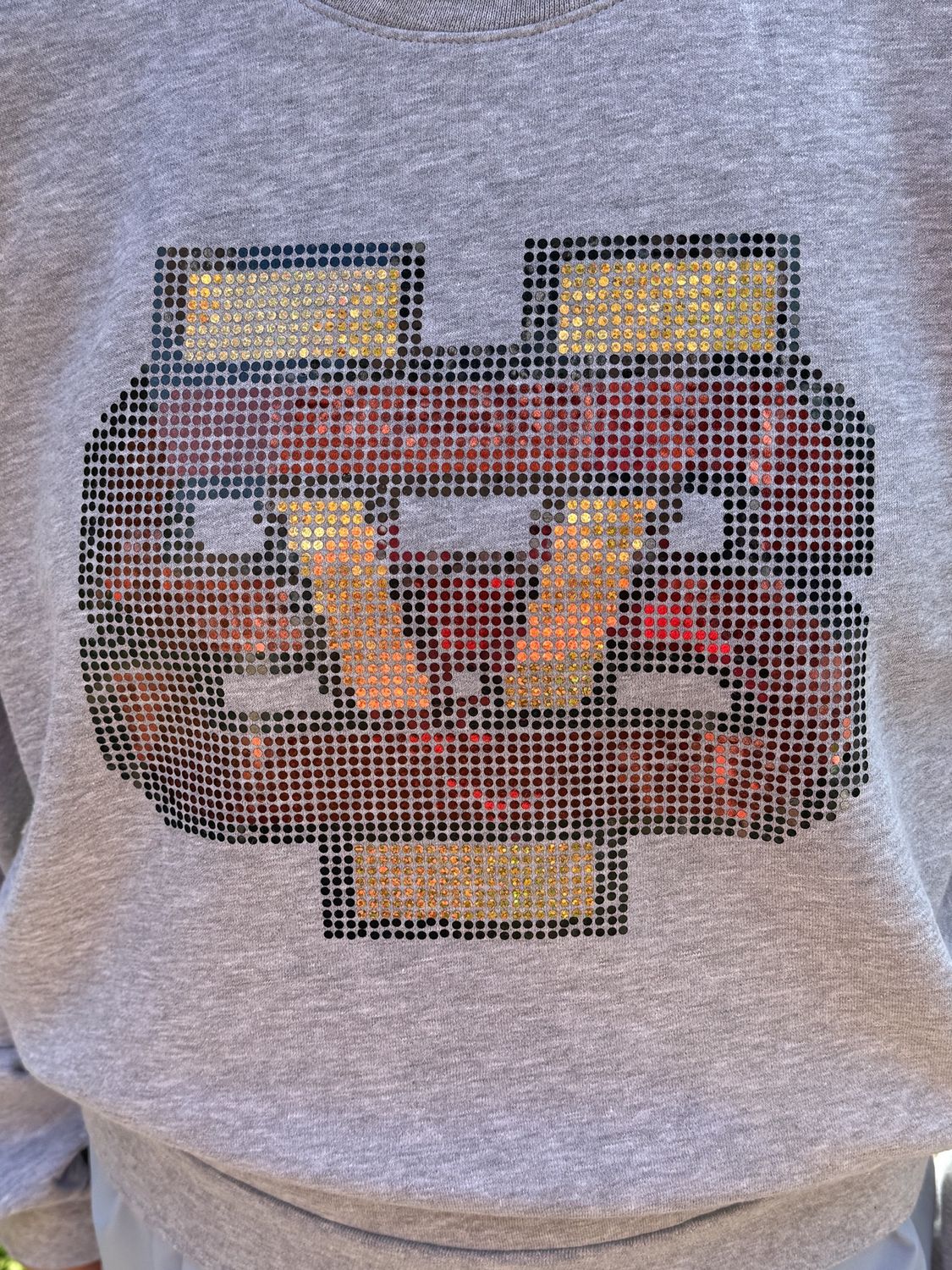Spangle Logo T-Shirt and Crewneck Sweatshirt