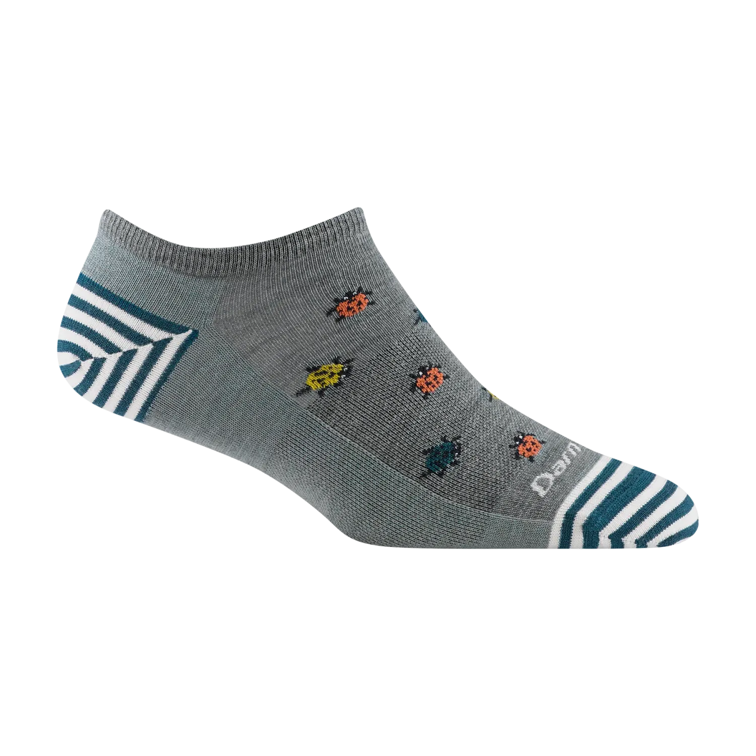 Darn Tough Women's 6074 Lifestyle Lucky Lady No Show Lightweight Seafoam Medium