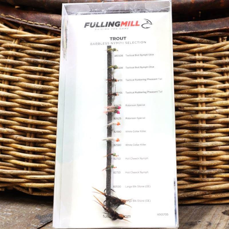 Fulling Mill Barbless Nymph Selection