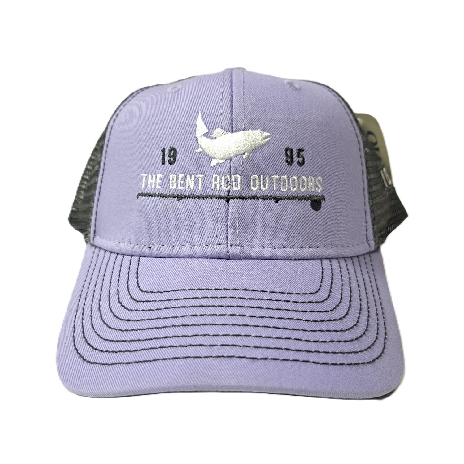 Ouray Logo Sideline Cap Fish In Line Periwinkle/Dark Grey