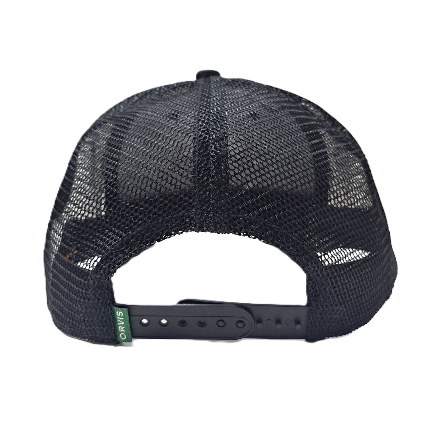 The Bent Rod Outdoors Logo Orvis Trucker Hat Caster Black