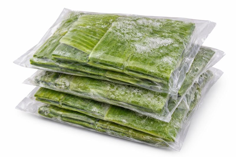 HOJAS DE PLATANO CONGELADAS