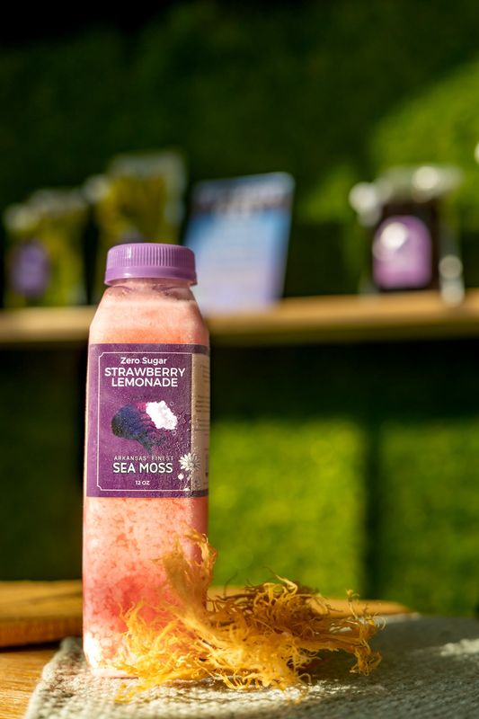 Strawberry Sea Moss Lemonade