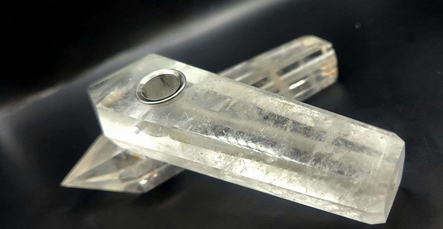 Quartz Crystal Pipe