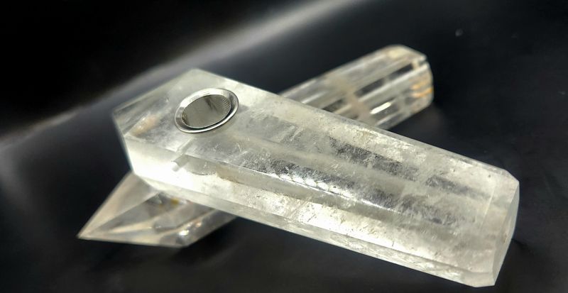 Quartz Crystal Pipe