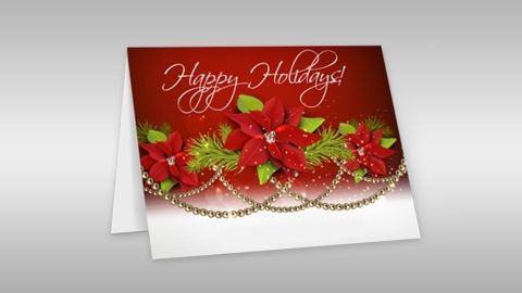 5 x 7 (5 x 3½ Folded) - Holiday Cards