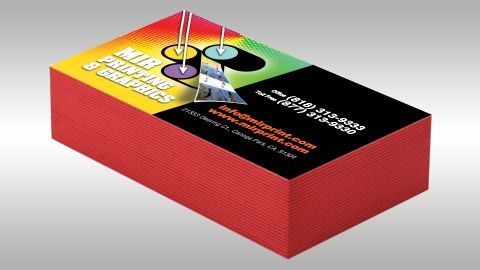 Colored Edge Business Cards 2 x 3½ Colored Edge Business Cards 2 x 3½