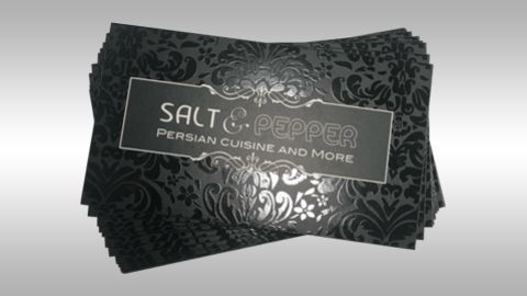 Spot UV Business Cards 2 x 3½