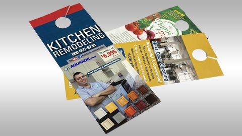 4¼ x 11 - Door Hangers on 14pt