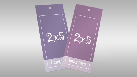 2 x 5 - Hang Tags